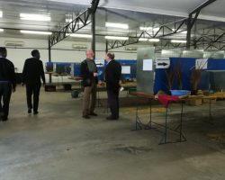 George Luies and Mike Olver in discussion