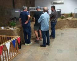 Jannie checks the Best on Show